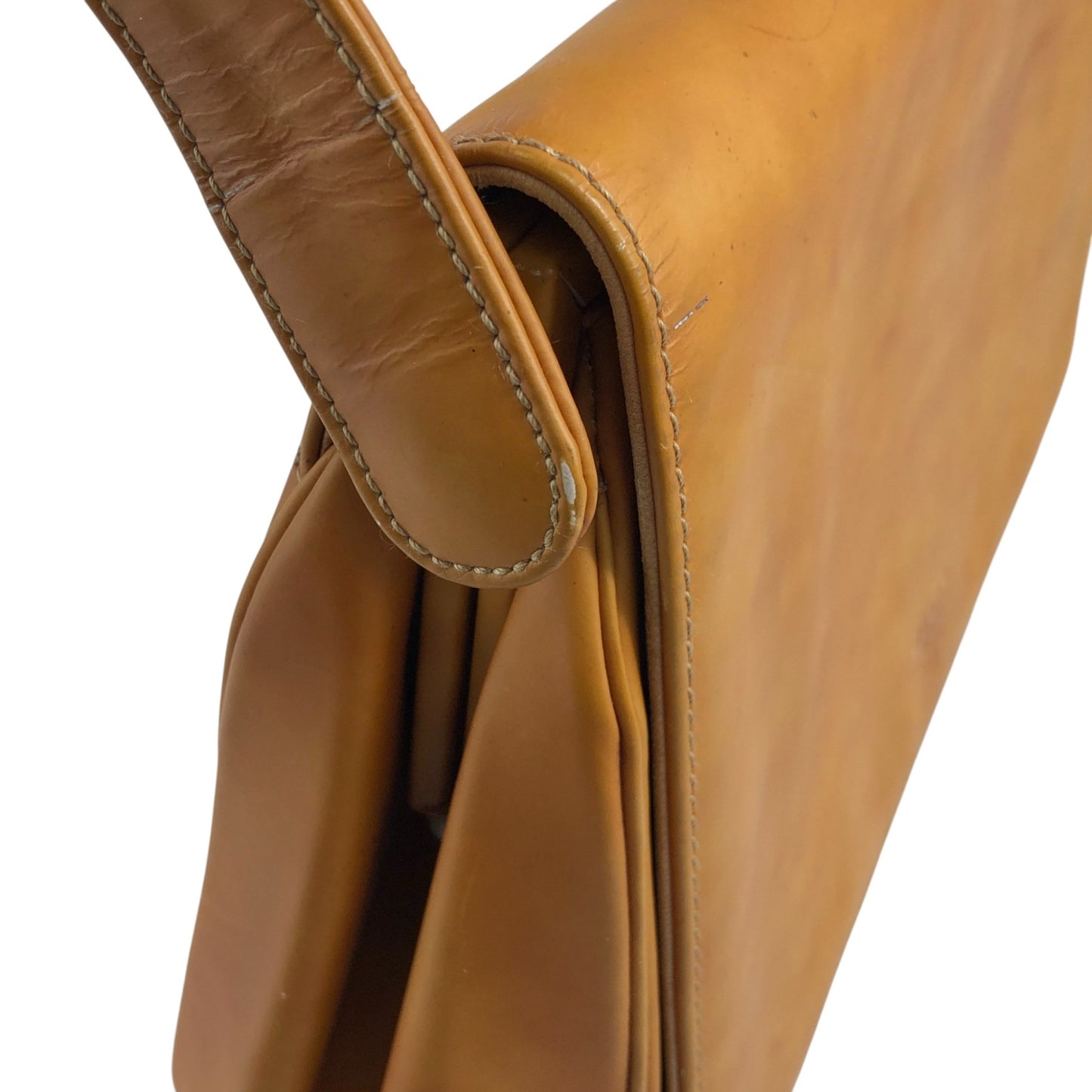 PRADA Logo Shoulder bag Orange Vintage j4ytxn