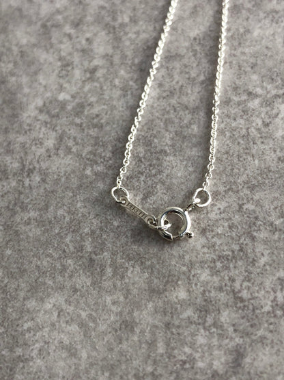 Tiffany & Co. SILVER925 Cross Necklace Silver Vintage wcr8r8