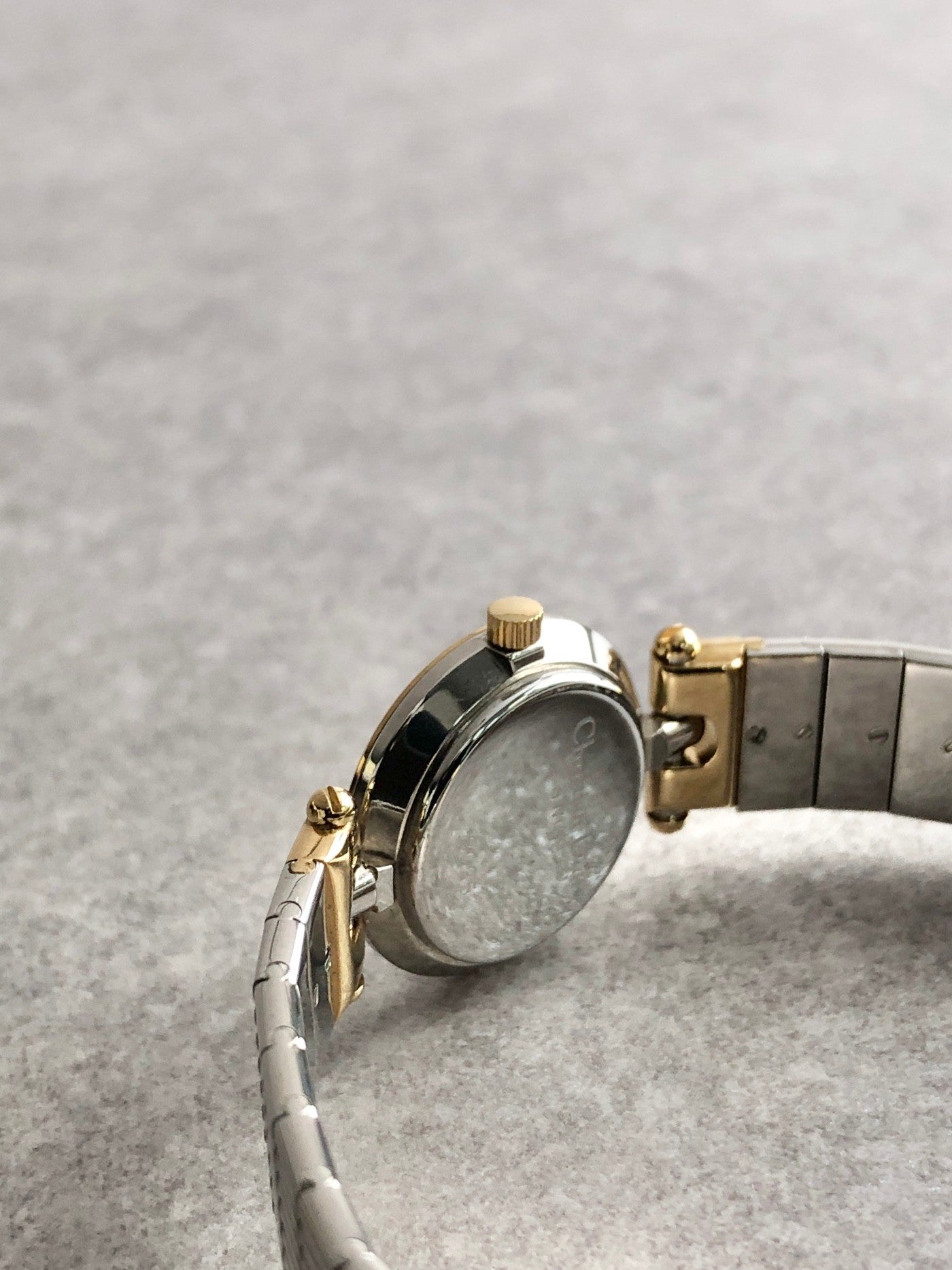 Christian Dior Quartz Watch Silver×Gold 3025 Vintage mw5525