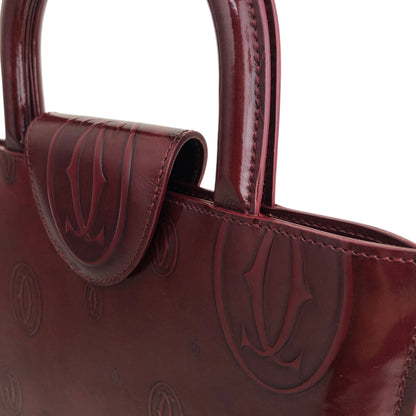 Cartier Handbag Red Vintage 6ntyn7
