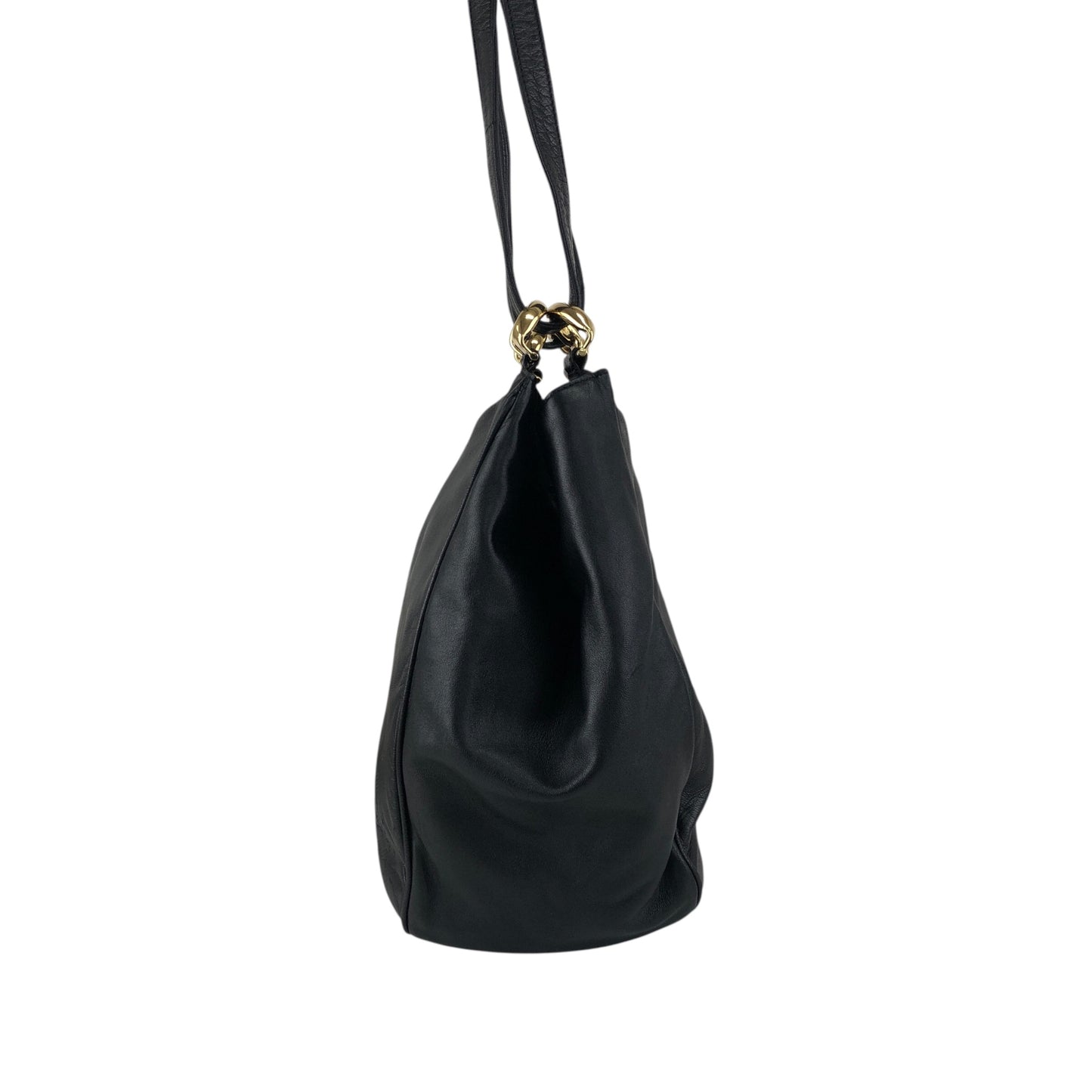 LOEWE Anagram Shoulder bag Black Vintage g6acrx