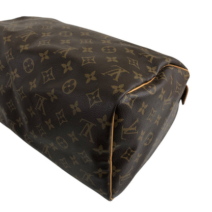 LOUIS VUITTON Monogram Small Boston bag Handbag Brown M41108 Vintage nniw2h