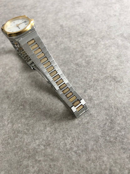 CELINE Logo Watch Silver×Gold 2245 Vintage d4racx
