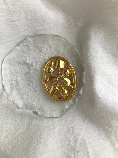 Christian Dior Brooch Gold Vintage e57buy