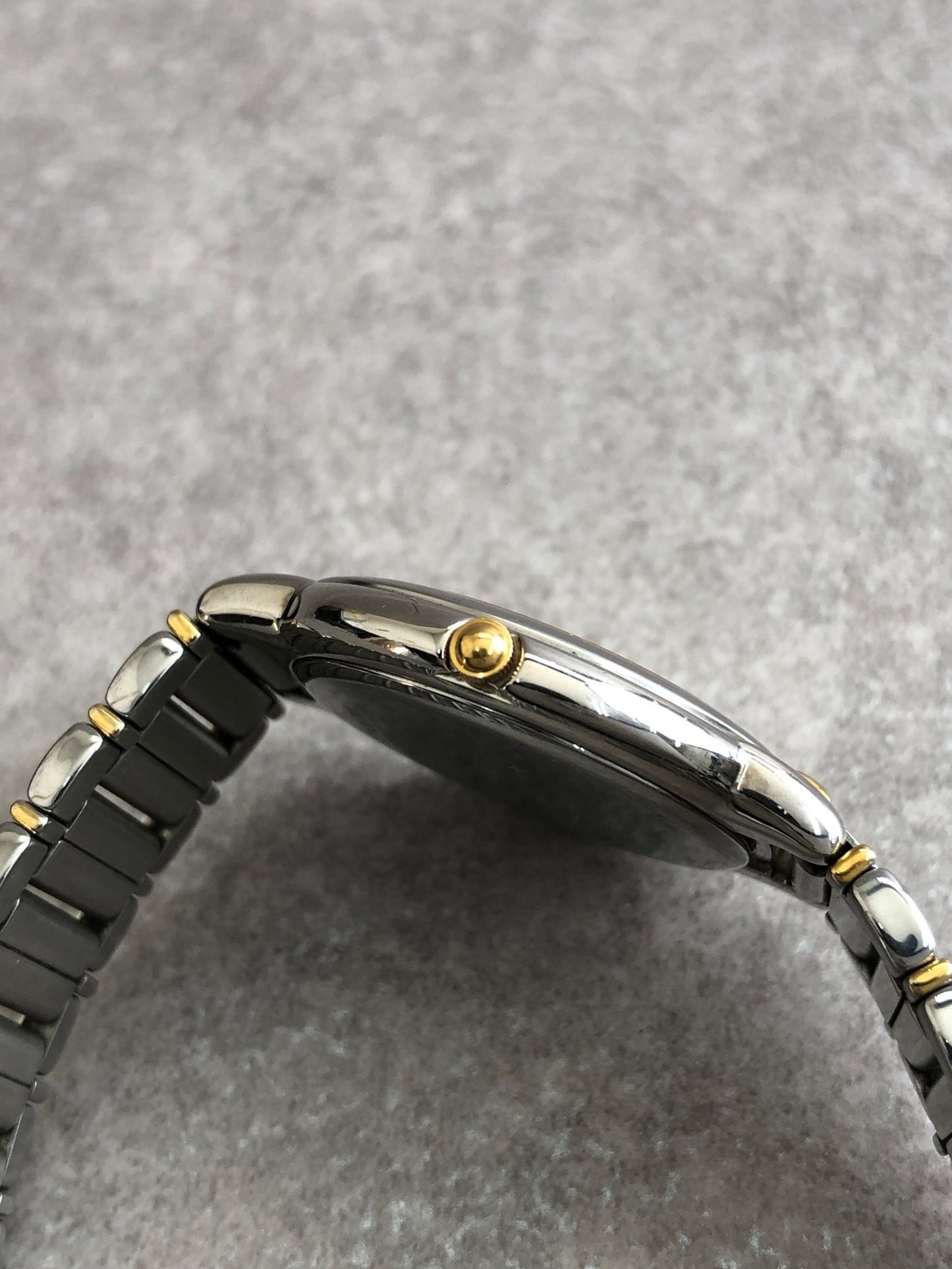 Yves Saint Laurent YSL Logo Watch Silver 4625⁻E67269TA Vintage bbd37f