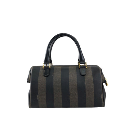 FENDI Pecan Two-way Small Boston bag Shoulder bag Black Vintage ze6stg