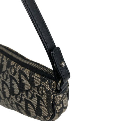 Christian Dior Trotter Shoulder bag Black Vintage gszuxb