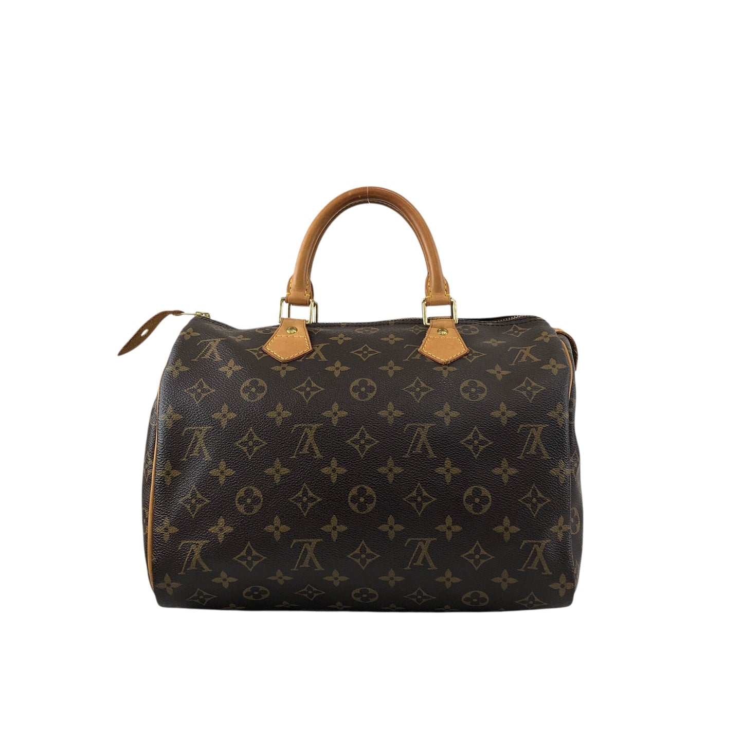 LOUIS VUITTON Monogram Small Boston bag Handbag BrownM41528  Vintage ejs7u6