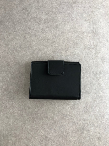 PRADA Tessuto Triangle Logo Folded Wallet Black Vintage bg5sit