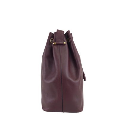 Cartier Logo Drawstring Shoulder bag Bordeaux Vintage nfywjr