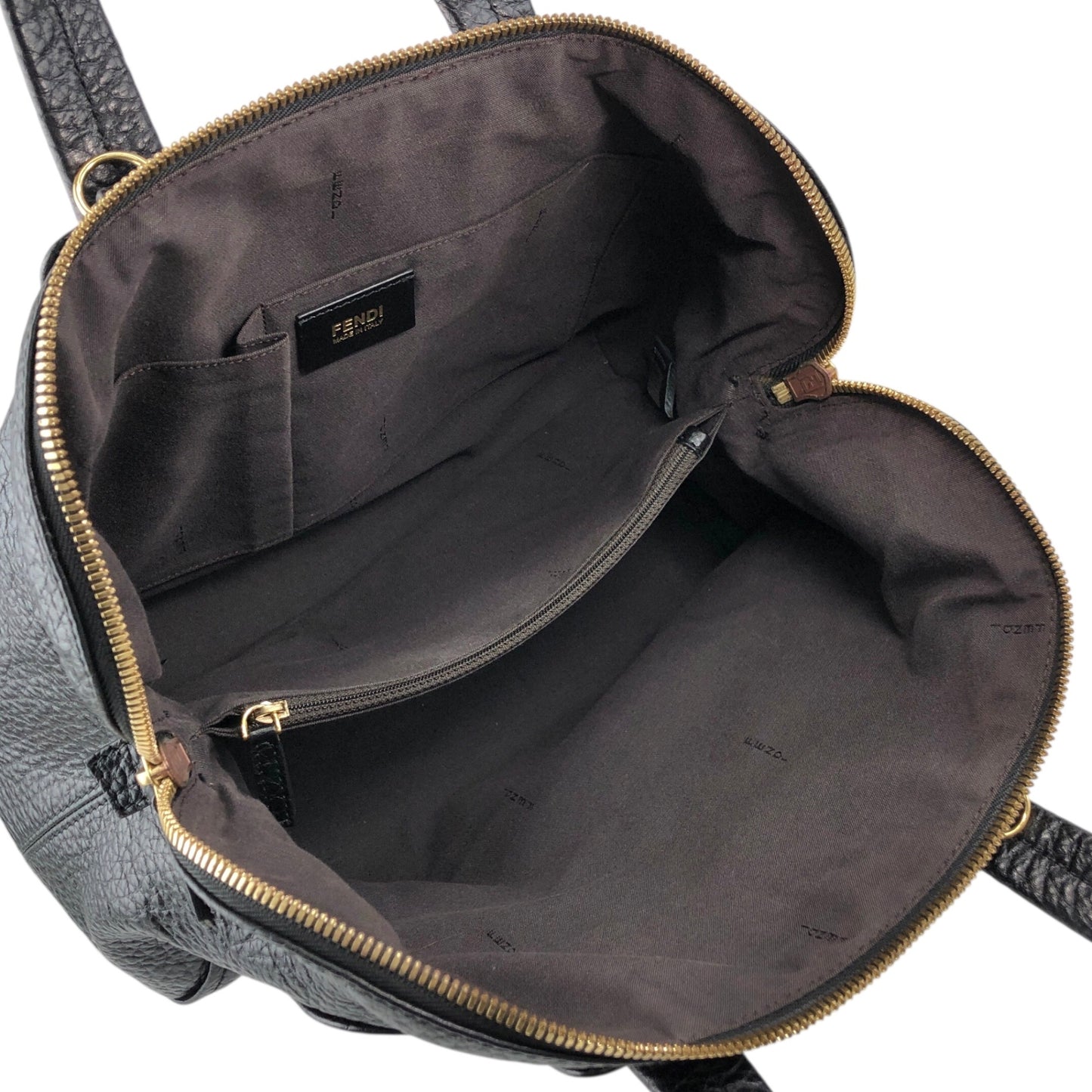 FENDI Two-way Handbag Shoulder bag Black 8BL114-HXF Vintage 66eazz