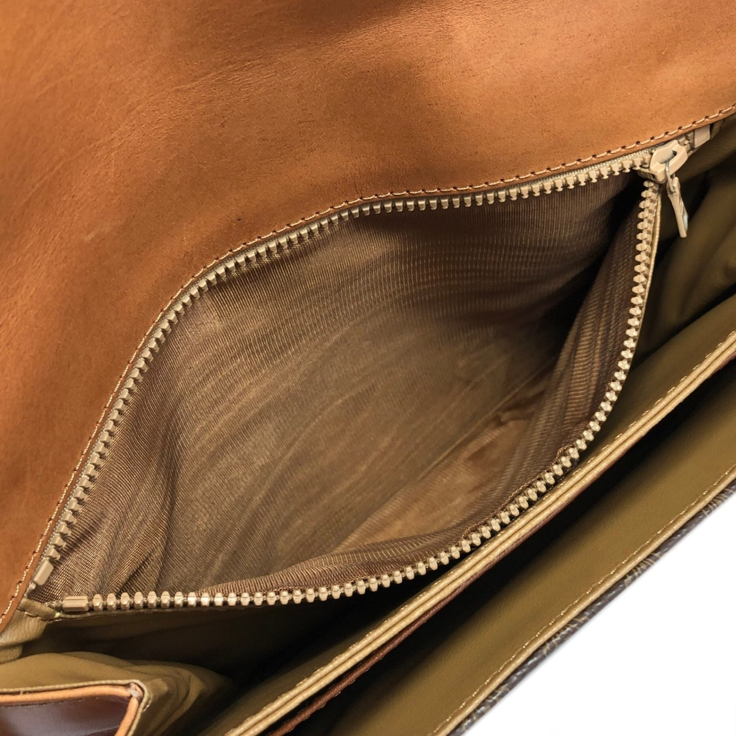 CELINE Macadam Shoulder bag Brown Vintage u2mekc