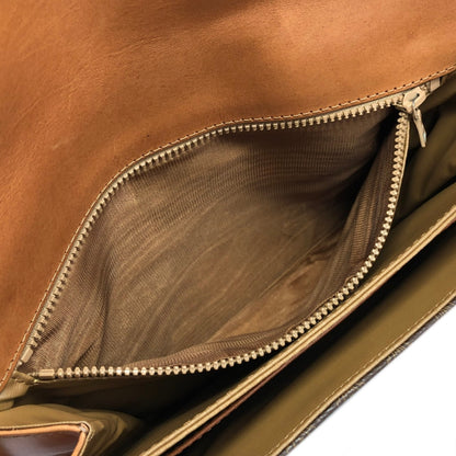 CELINE Macadam Shoulder bag Brown Vintage u2mekc