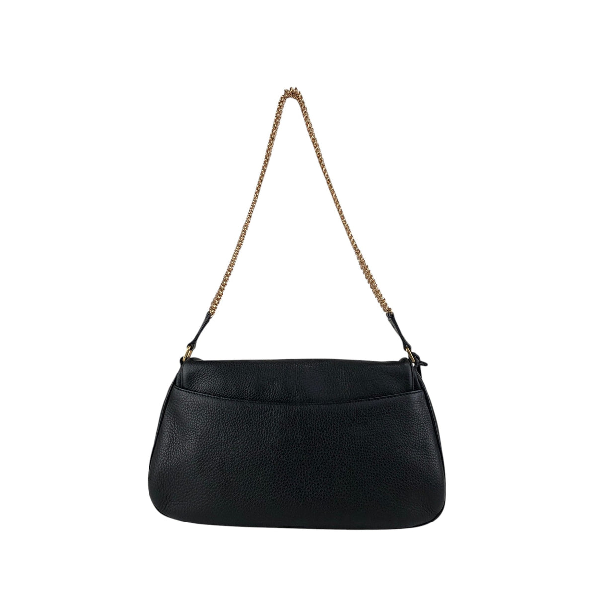 PRADA Turn Lock Shoulder bag Black Vintage atdszw