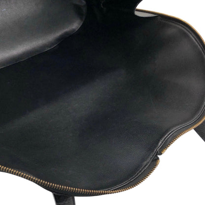Christian Dior CD Logo Turn Lock Shoulder bag Black Vintage 7ng3ku