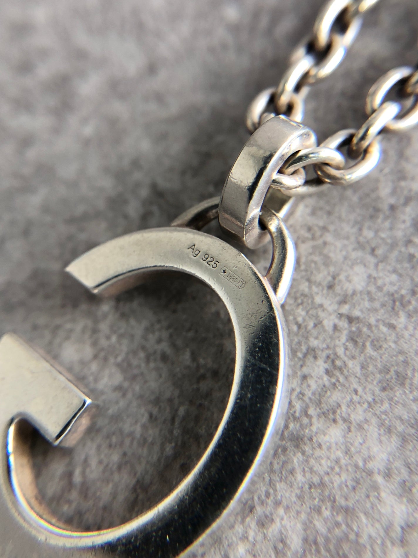 GUCCI SILVER925 Necklace Silver Vintage nj2www