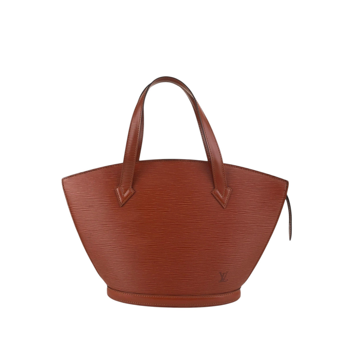 LOUIS VUITTON Epi Handbag Brown Vintage 3yuvfz