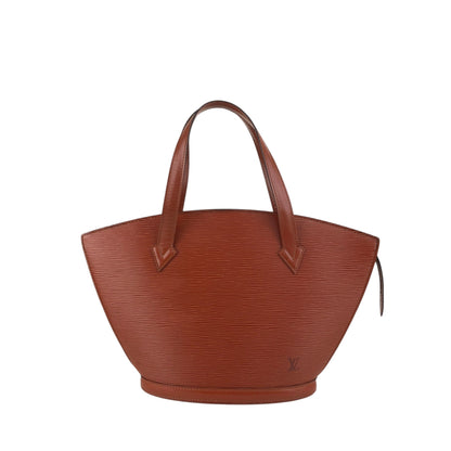 LOUIS VUITTON Epi Handbag Brown Vintage 3yuvfz