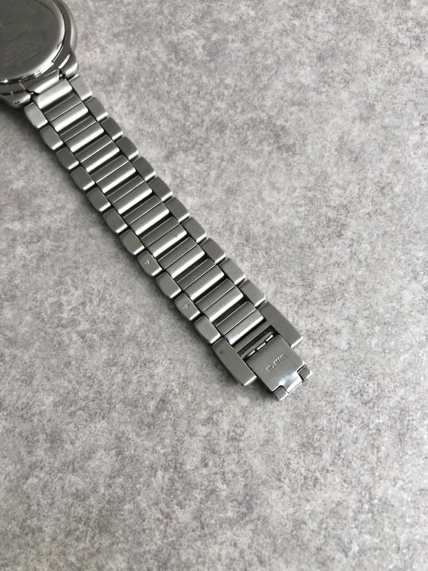 Yves Saint Laurent YSL Logo Watch Silver Vintage c6vtx8