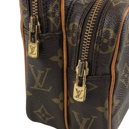 LOUIS VUITTON Monogram Shoulder bag Brown Vintage zvucr2