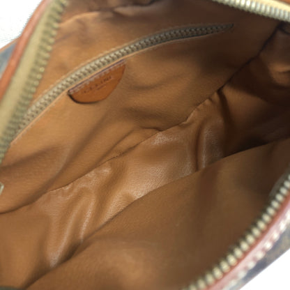 CELINE Macadam Front Buckle Shoulder bag Brown Vintage expg6r