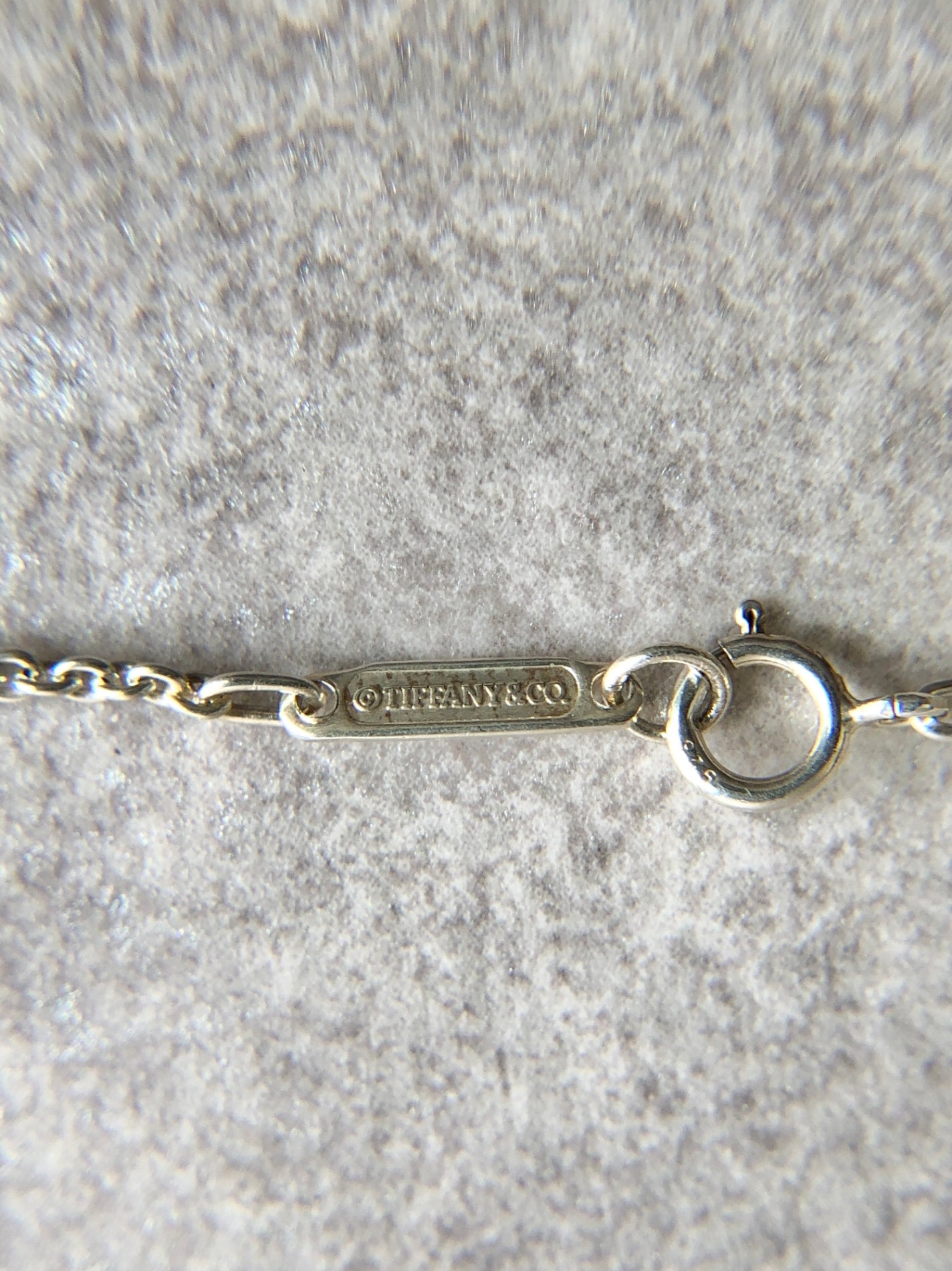 Tiffany & Co. Cube Motif Necklace Silver Vintage gt8wh5