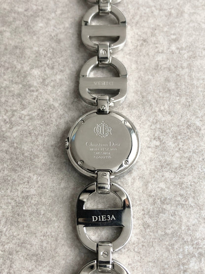 Christian Dior Watch Silver CD022110 Vintage e4madz