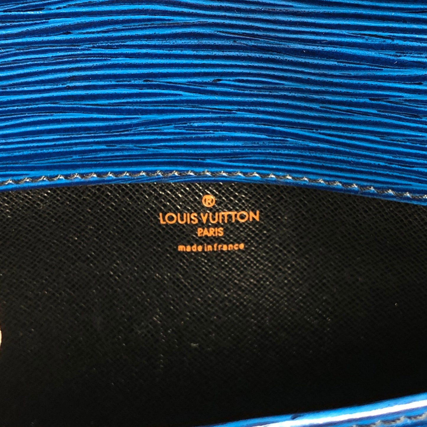 LOUIS VUITTON Epi Shoulder bag Blue M52245 Vintage v78bh4