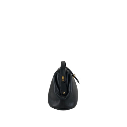 GUCCI Horse Bit Top Handle Handbag Black Vintage ied7b7