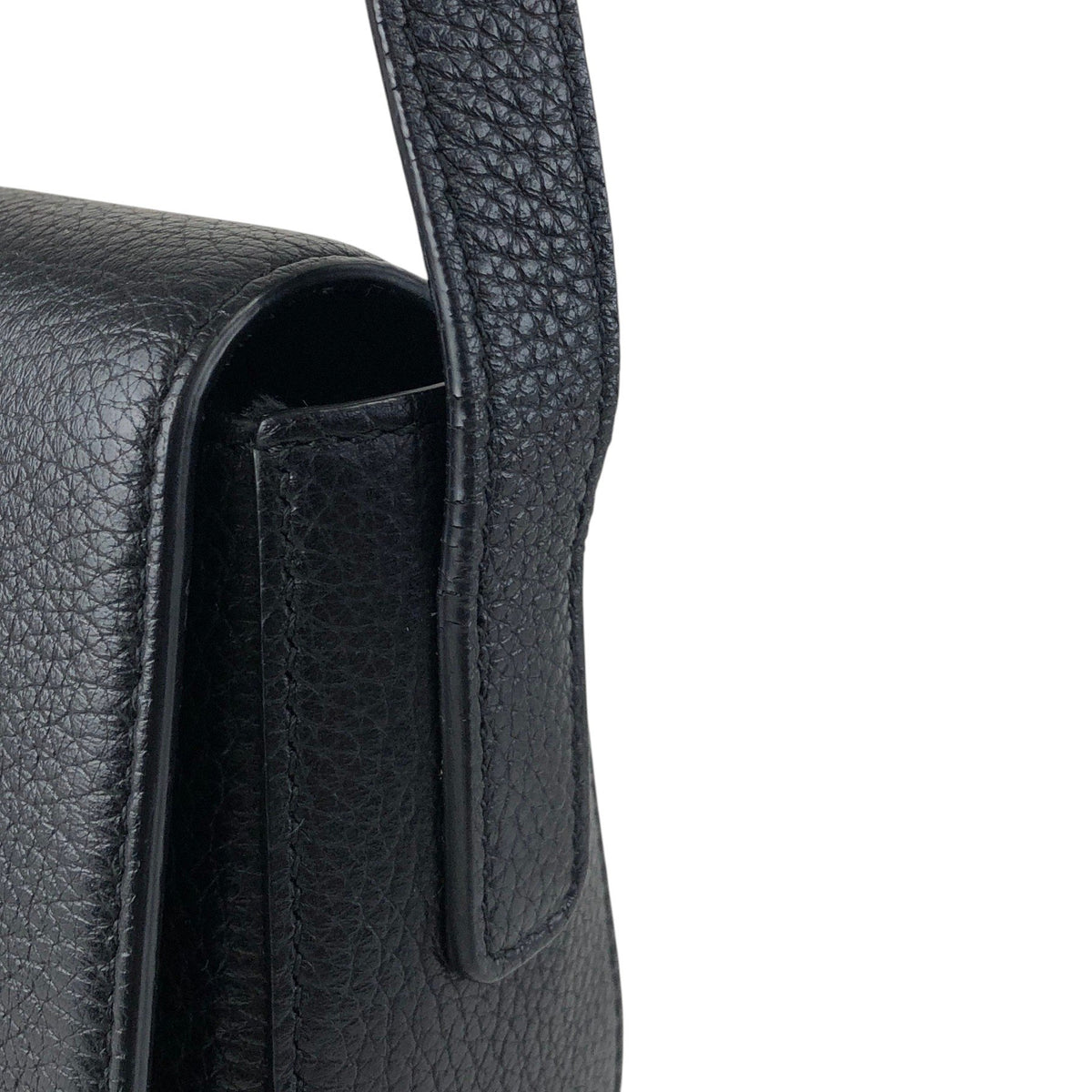Salvatore Ferragamo Gancini Shoulder bag Black Vintage da8ayc