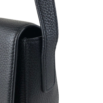 Salvatore Ferragamo Gancini Shoulder bag Black Vintage da8ayc