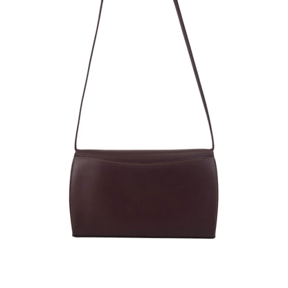 Cartier Logo Embossed Shoulder bag Bordeaux Vintage ezui2a