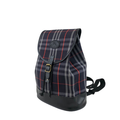 BURBERRY Logo Backpack Navy Vintage trbpyn