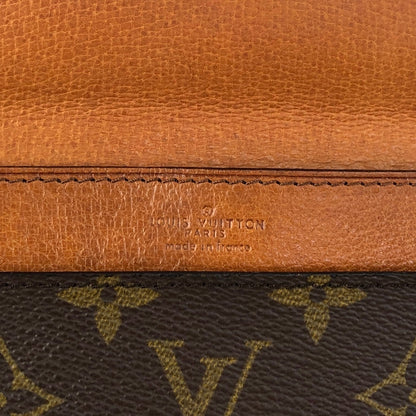 LOUIS VUITTON Monogram Shoulder bag Brown Vintage aaa5yj