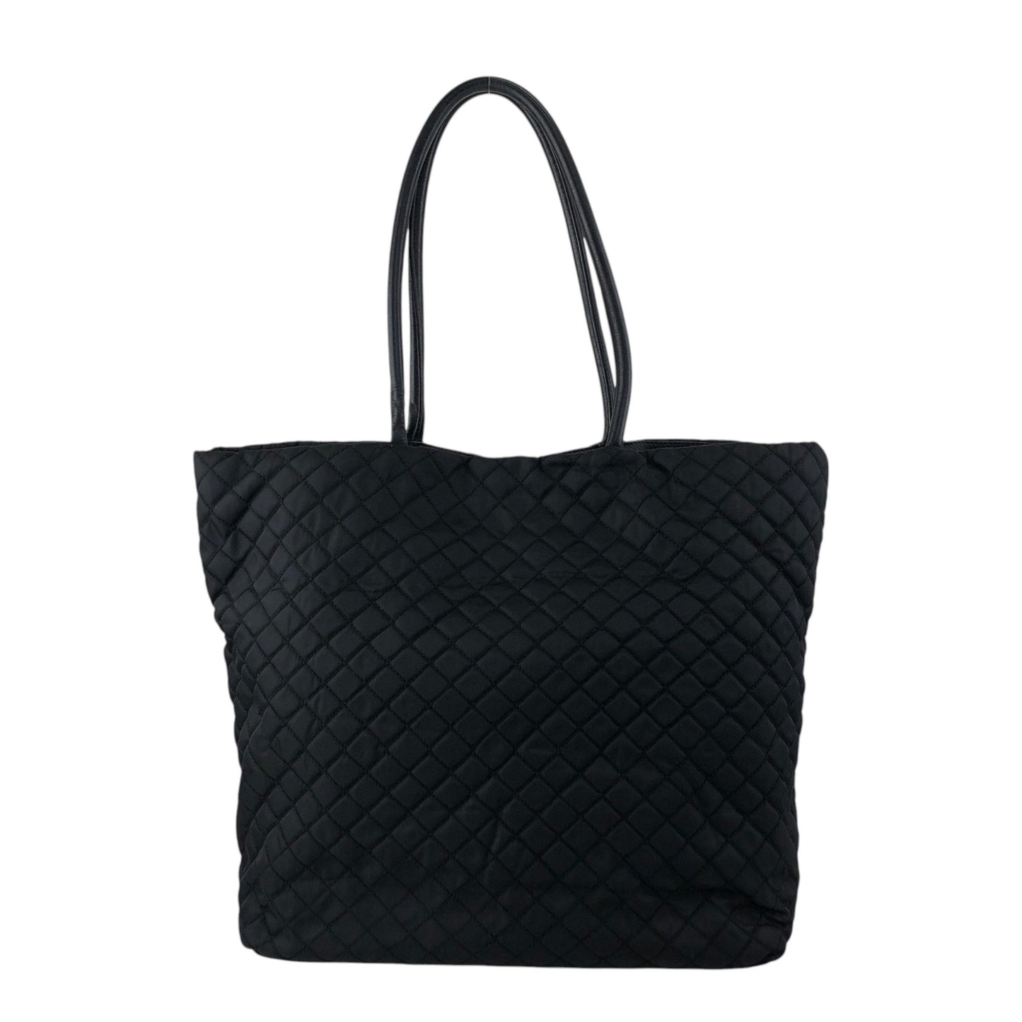 PRADA Logo Totebag Black Vintage 58xguc