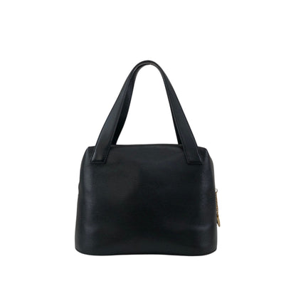 Christian Dior CD Logo Handbag Black Vintage zpkwmk