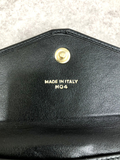 CELINE Blason Long Wallet Black Vintage 4g2ket