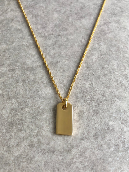 Christian Dior Logo Motif Necklace Gold Vintage 8injsr