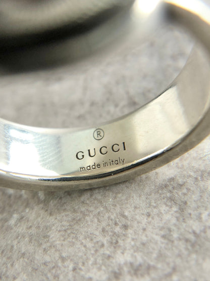 GUCCI Interlocking SILVER925 Ring Silver Vintage tbd5y7
