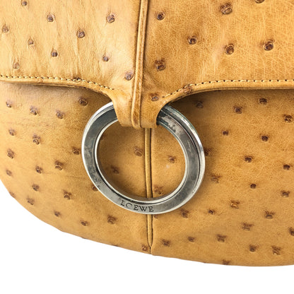 LOEWE Logo Shoulder bag Beige Vintage 2bjbin