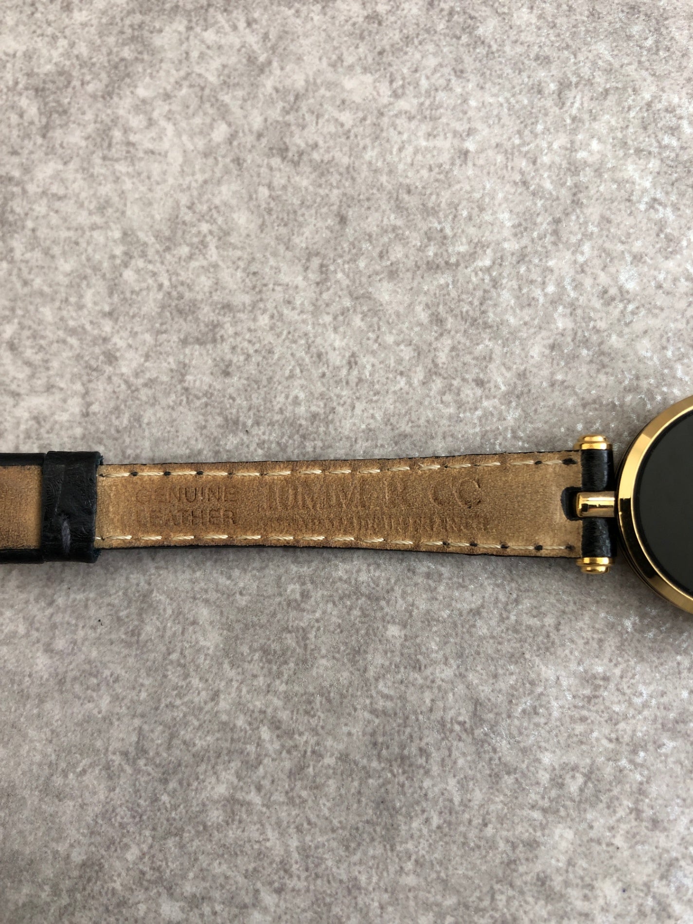 GUCCI Quartz Watch Black Vintage tbwk7u