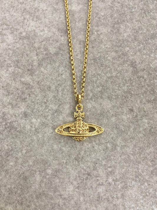 Vivienne Westwood Necklace Gold Vintage tv7ksa