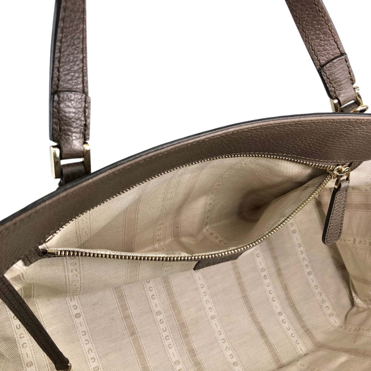 GUCCI Interlocking Two-way Handbag Shoulder bag Brown Vintage 8v35mj