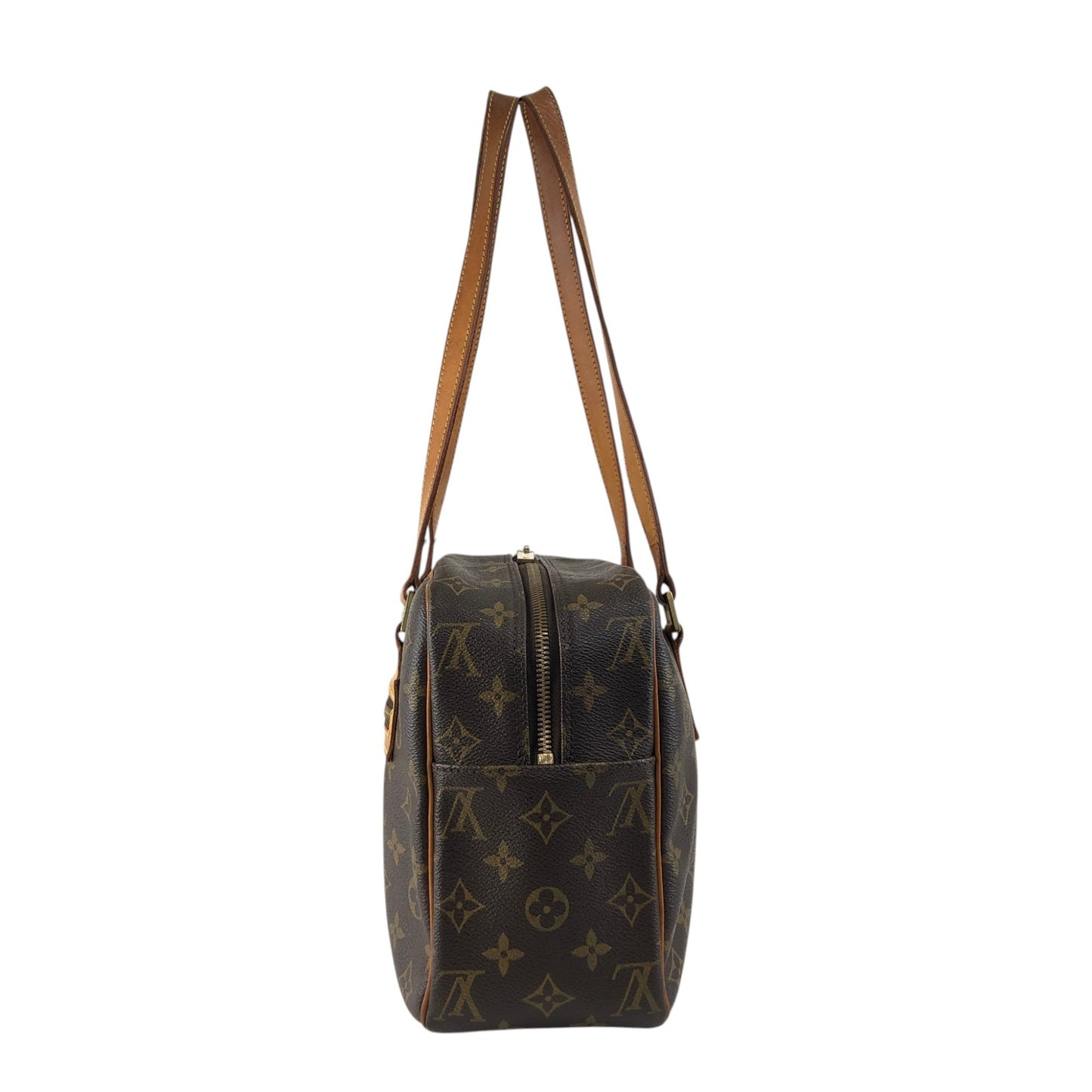 LOUIS VUITTON Monogram Totebag Brown Vintage su5r5b