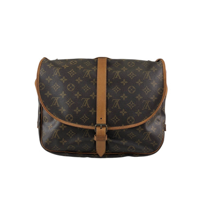 LOUIS VUITTON Monogram Shoulder bag Brown M42256 Vintage 38nfh4