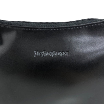 Yves Saint Laurent Logo Small Handbag Black Vintage bva8kv