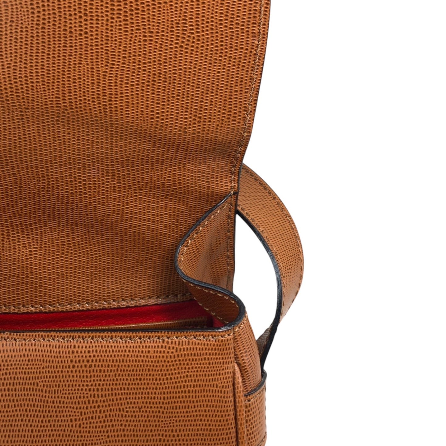 CELINE Circle Logo Shoulder bag Brown Vintage p88a4y