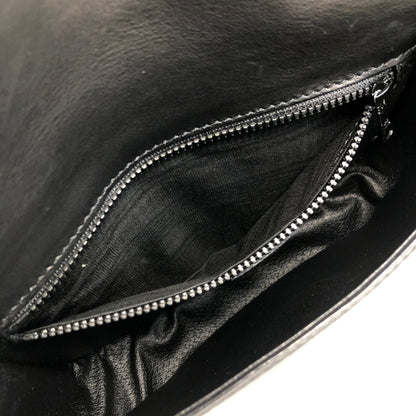 CELINE Gancini Shoulder bag Black Vintage hpbtja