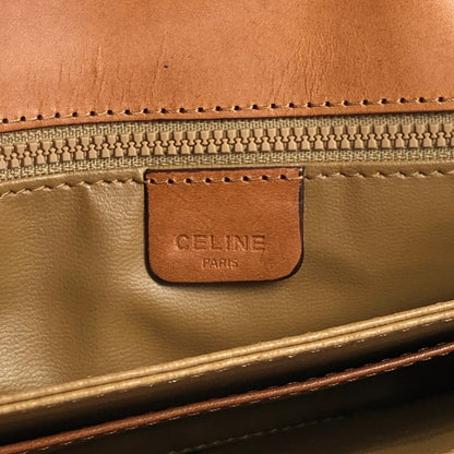 CELINE Macadam Shoulder bag Brown Vintage u2mekc