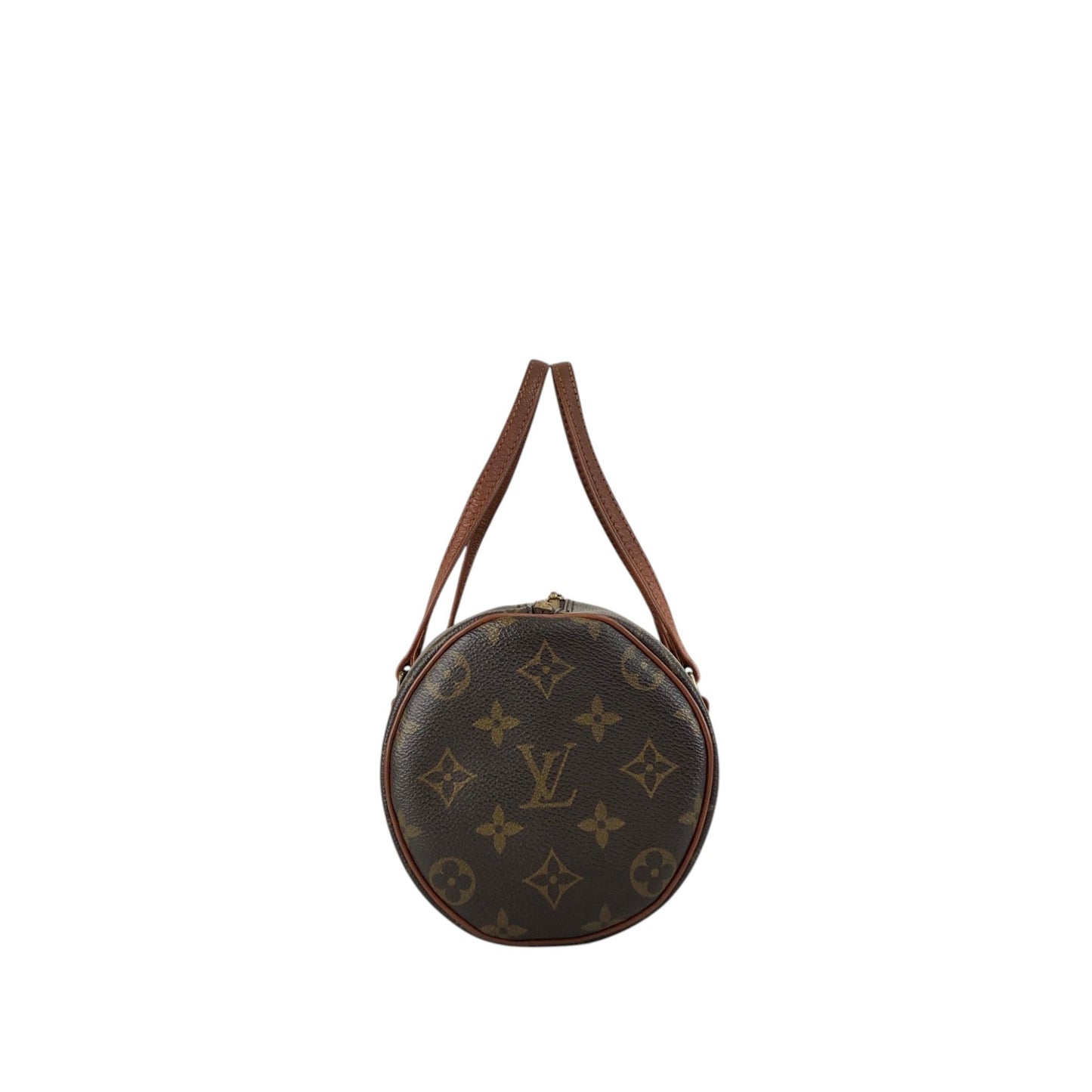 LOUIS VUITTON Monogram Handbag Brown Vintage dwmmh5
